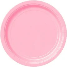 Way To Celebrate Paper Party Plates, Light Pink, 9in, 20ct | Walmart Online Grocery