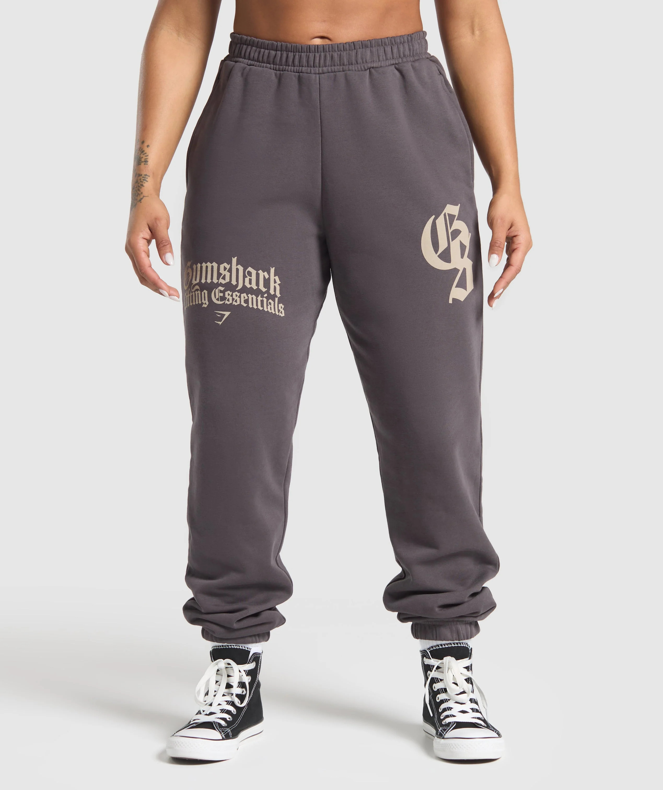 Gymshark Lifting Essentials Oversized Joggers - Greyed Purple | Gymshark US