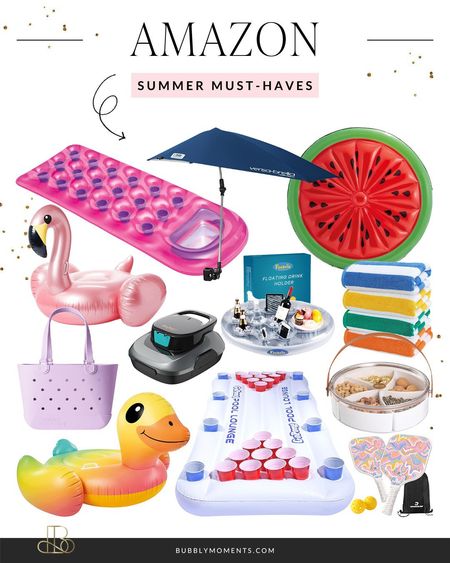 Get ready for the season with our top Amazon Summer Must-Haves! Discover a curated selection of essentials to make your summer unforgettable. From colorful pool accessories to must-have outdoor gadgets, we have everything you need to enjoy the warm weather. Whether you're planning beach trips, backyard barbecues, or lazy days by the pool, our summer picks will keep you stylish and prepared. Shop now to find your summer favorites and make the most of the sunny days ahead! #LTKswim #LTKhome #LTKfindsunder50 #SummerMustHaves #AmazonFinds #SummerEssentials #BeachReady #PoolsideVibes #OutdoorLiving #SummerFashion #AmazonSummer #SunnyDays #VacationReady #SummerStyle #SummerFun #AmazonHome #ShopNow #AmazonShopping #SummerVibes

