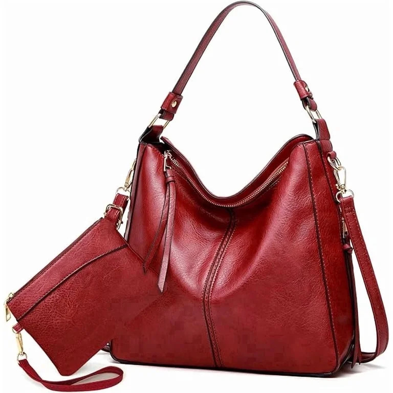 Gmdisc Hobo Bag for Women Crossbody Purse and Handbags Ladies Chic Shoulder Bags, Red | Walmart (US)