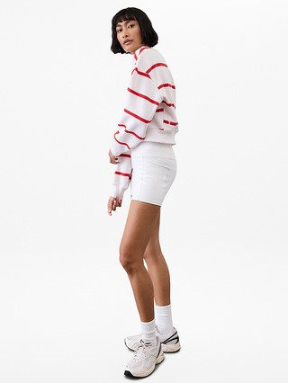 Heavyweight Terry Crop Crew Sweatshirt | Athleta