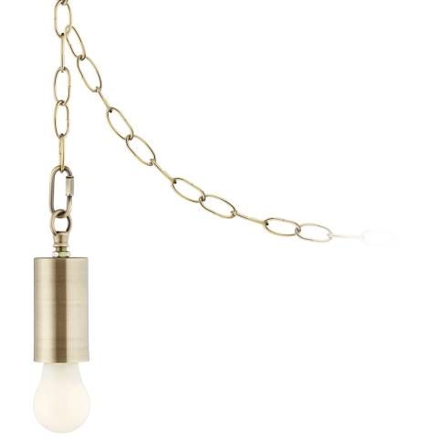 Possini Euro Antique Brass Plug-In Swag Chandelier with Frosted LED Bulb - #85A67 | Lamps Plus | Lamps Plus