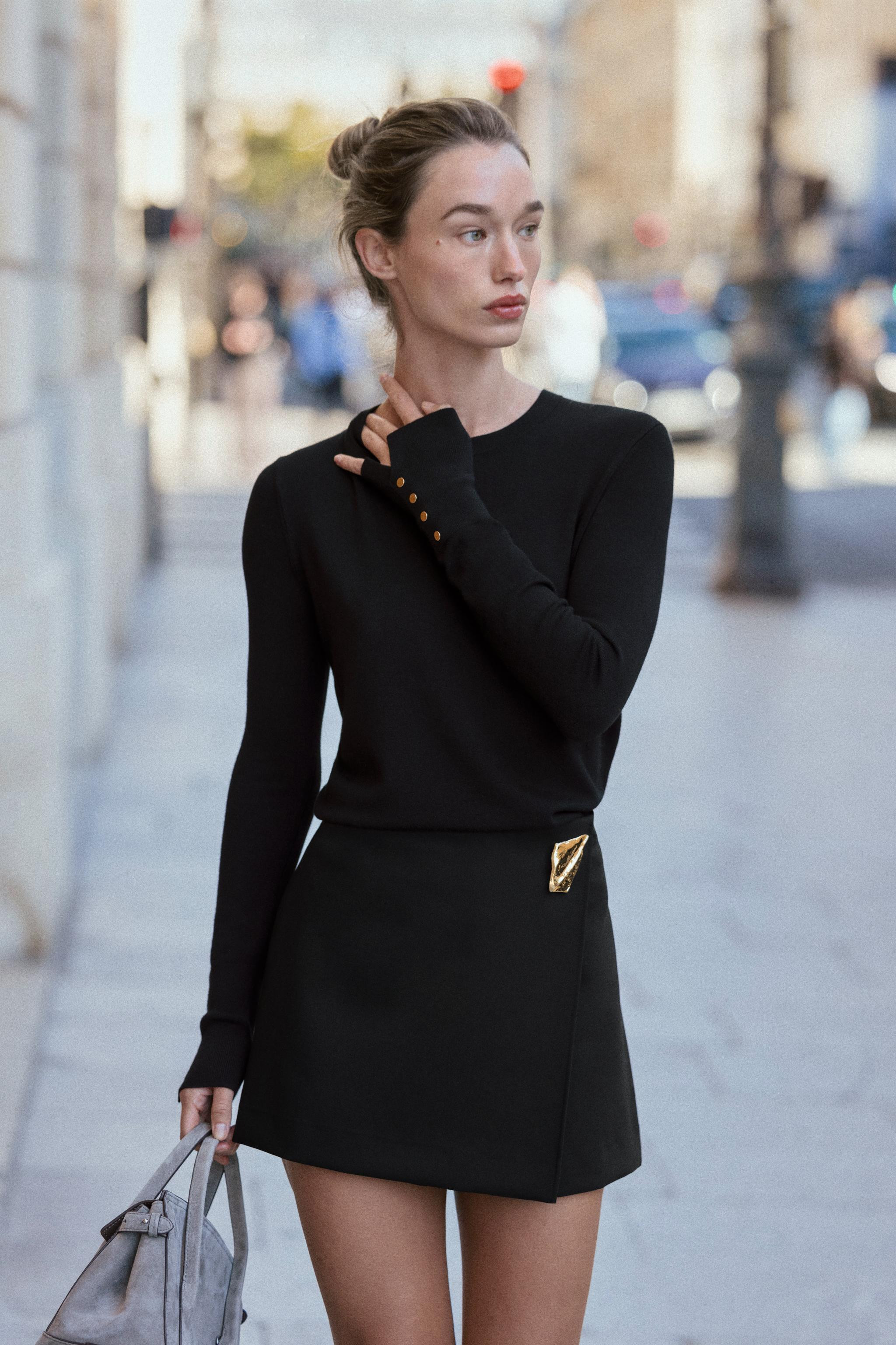 BASIC PLAIN KNIT SWEATER | Zara US