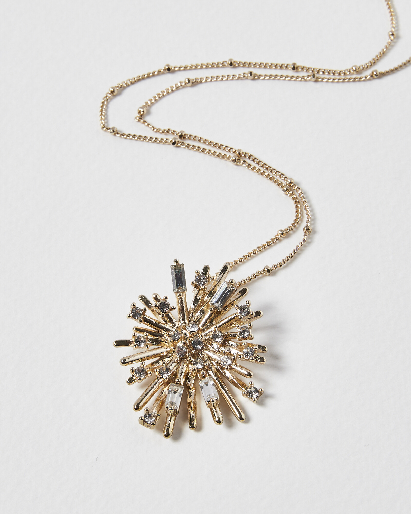 Axel Glass & China Stone Cluster Necklace | Oliver Bonas | Oliver Bonas (Global)