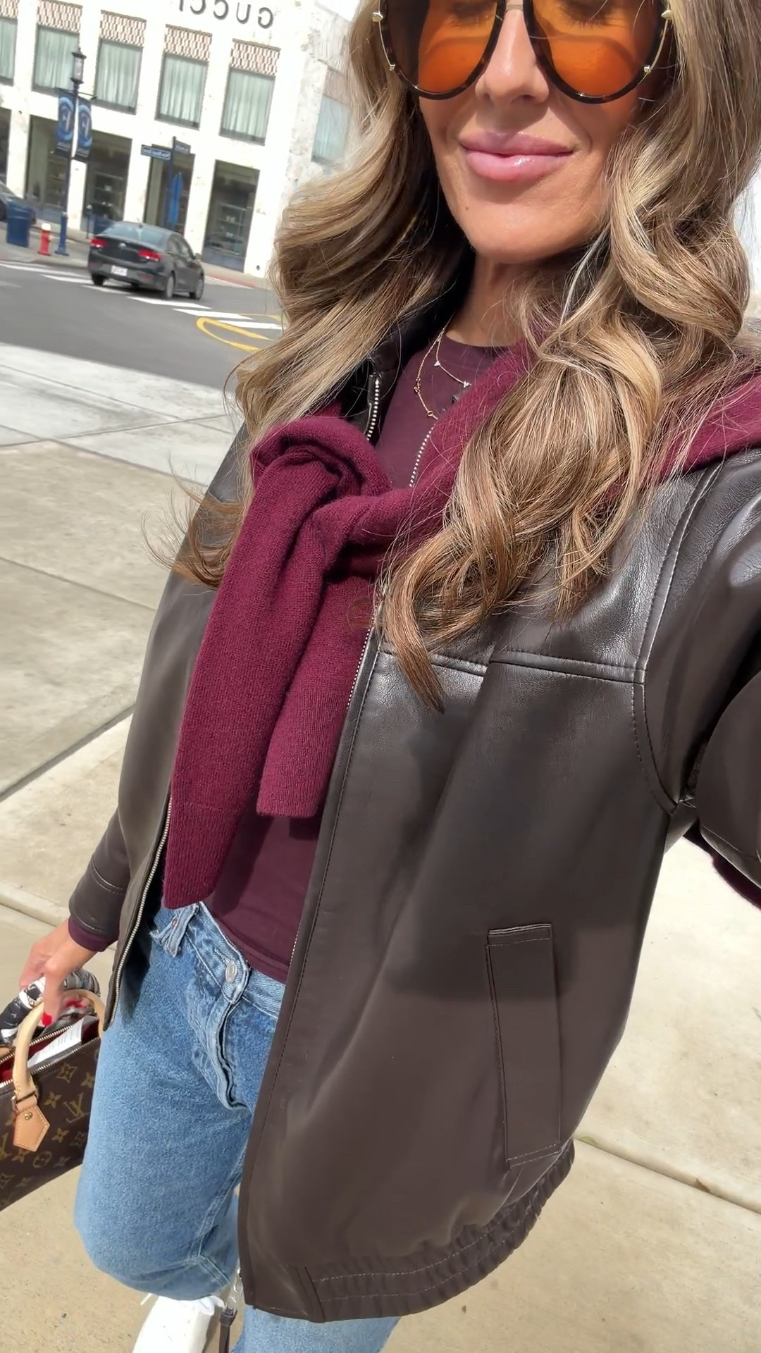 Size medium fauna leather jacket 
Size 29
Denim 

#LTKOver40 #LTKMidsize #LTKmomlife