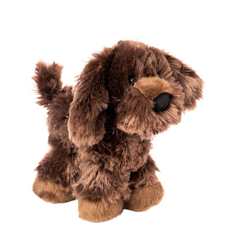 Manhattan Toy Woolies Brown 10" Stuffed Animal Plush Puppy Dog for Kids and Adults | Target