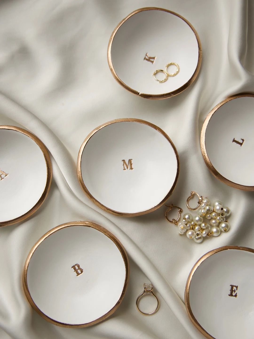 Custom Ring Dish, Monogram Jewelry Dish, Monogram Ring Dish, Wedding Ring Holder, Personalized Ri... | Etsy (US)