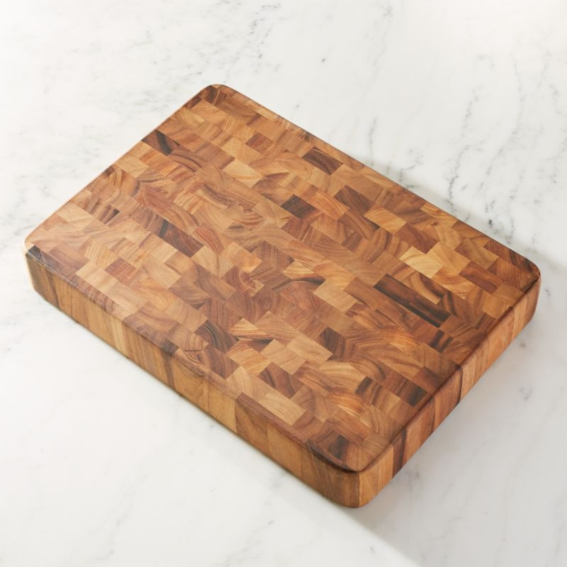 Large End Grain Cutting Board/Serving Board Block + Reviews | Crate & Barrel | Crate & Barrel