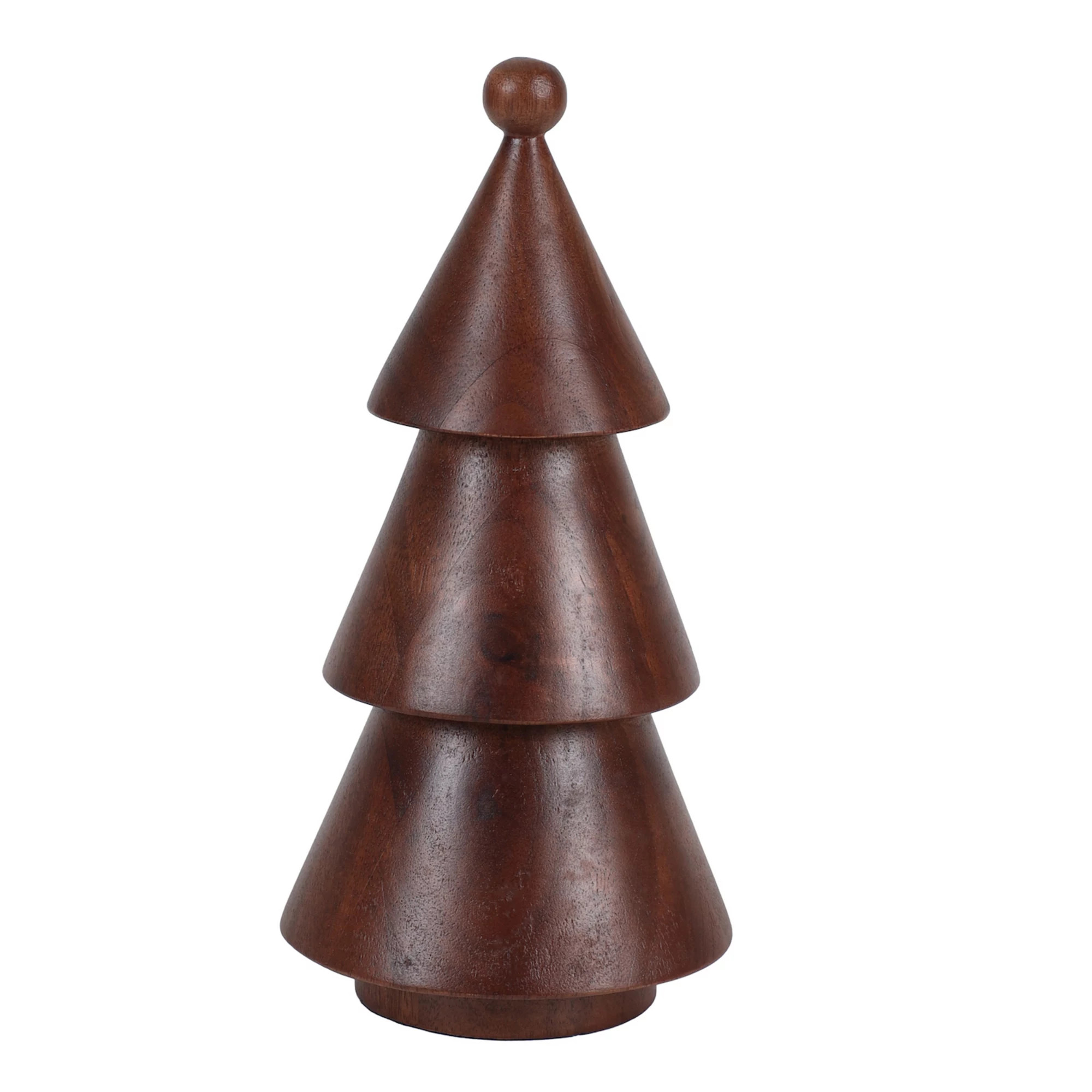 St. Nicholas Square® Dark Natural Wood Christmas Tree Table Decor | Kohl's