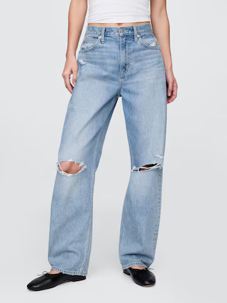 High Rise Barrel Jeans | Gap (US)