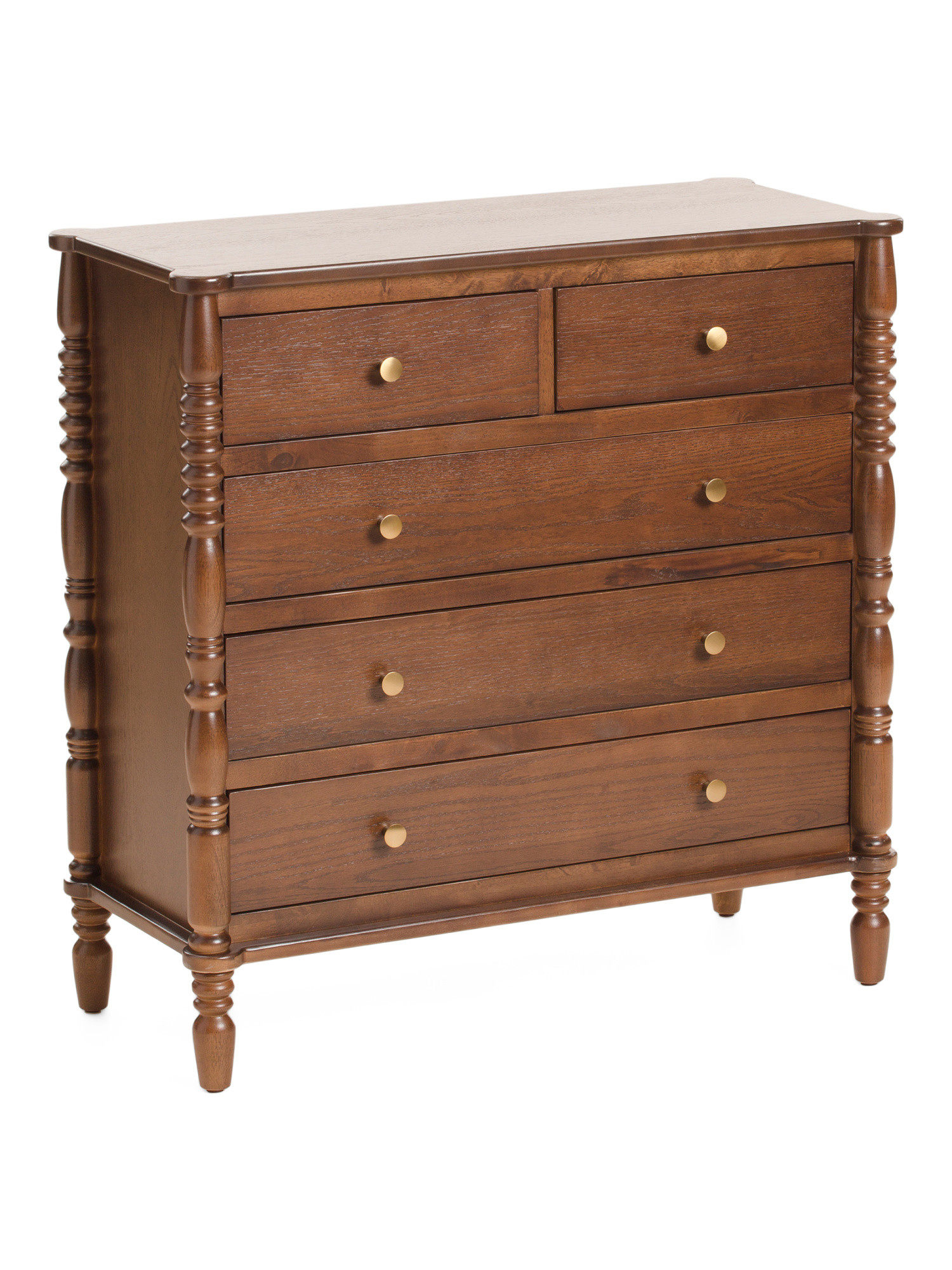 32x14x32 5 Drawer Spindle Dresser | Furniture & Lighting | Marshalls | Marshalls