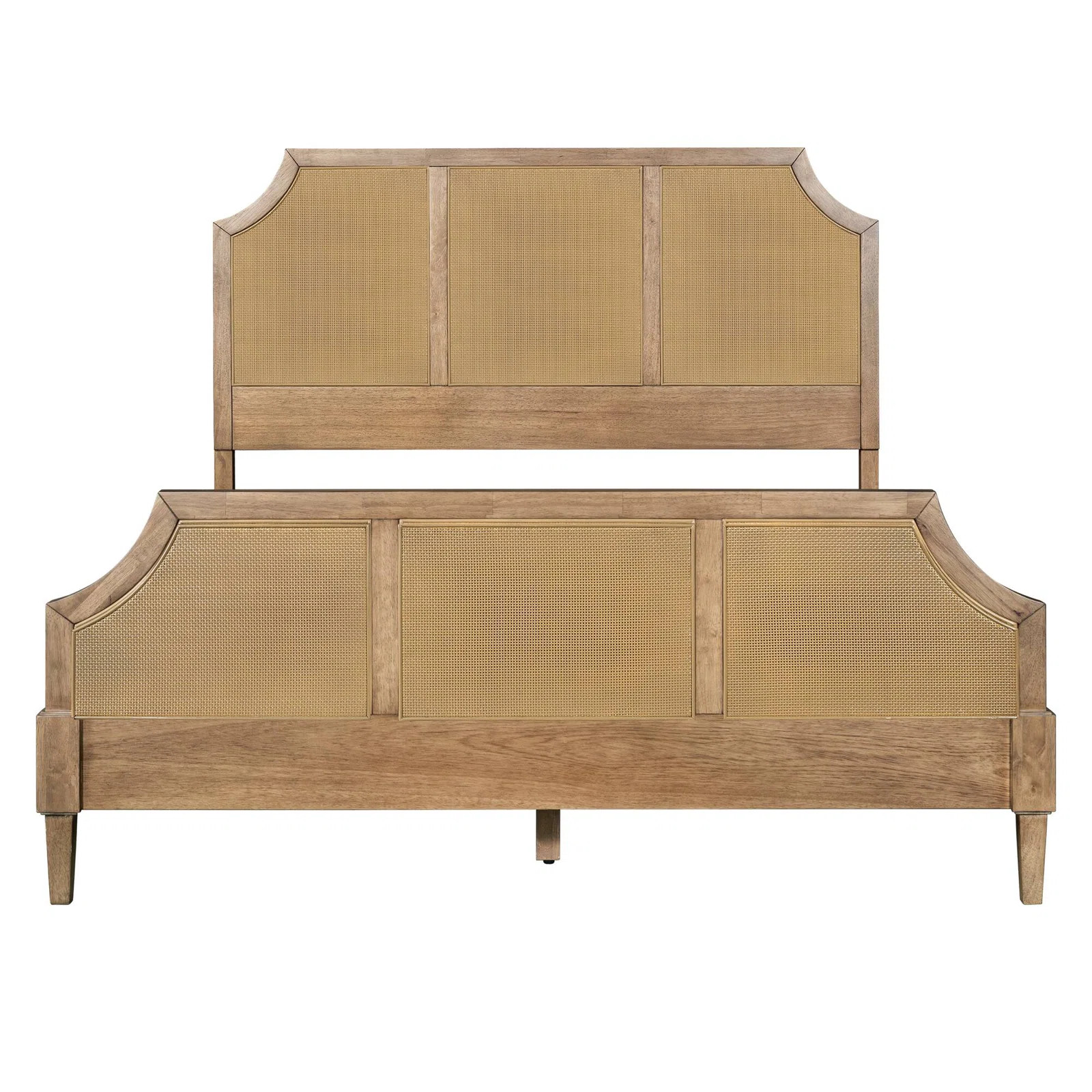 Salina Woven Cane Queen Platform Bed | Wayfair North America