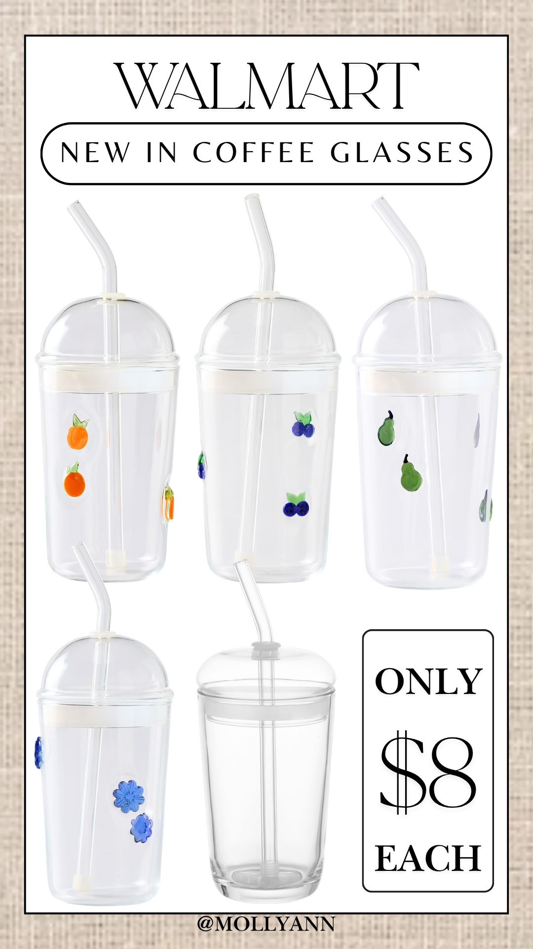 Walmart Icon Juice Glasses!! only $8 and hold so much

#LTKmomlife #LTKHome #LTKfoodie