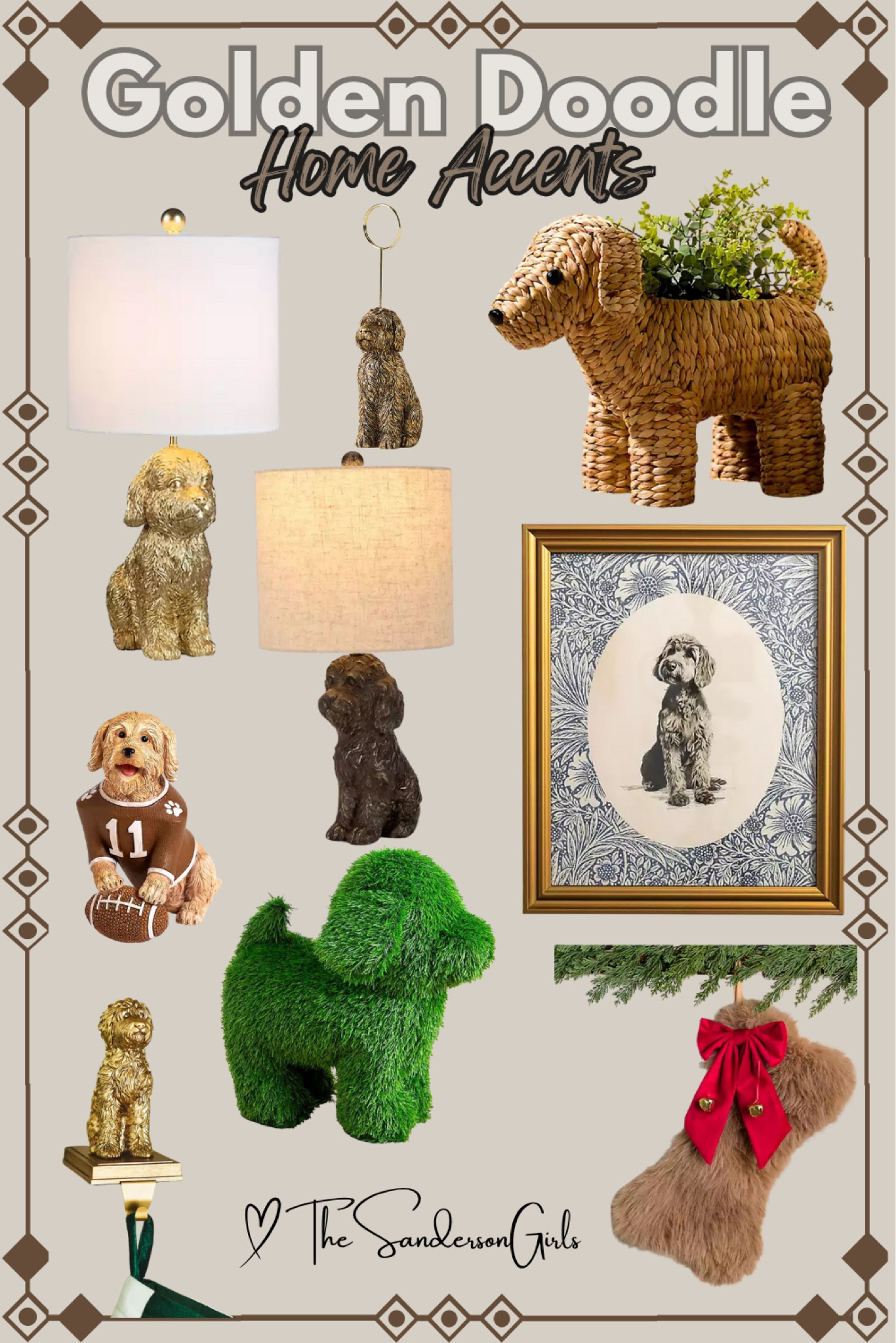 Golden doodle moms, this one’s for you 🐾✨
From cozy lamps to cute planters, stockings & art prints — I rounded up the cutest golden doodle home decor to bring puppy charm into your space 💛🐶

Whether you’re decorating for the holidays or adding everyday doodle touches, these finds are SO fun & unique 🤎

Save this for inspo + shop the full collection on my LTK!
#goldendoodledecor #dogmomstyle #doodlehome #petlovershome #ltkhome #homedecorfinds #cozyhomevibes #dogloversdecor #goldendoodlemom

#LTKPets #LTKStyleTip 

#LTKHome