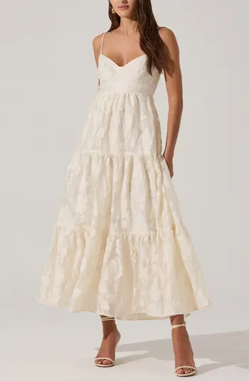 Floral Chiffon Tiered Maxi Dress | Nordstrom Rack