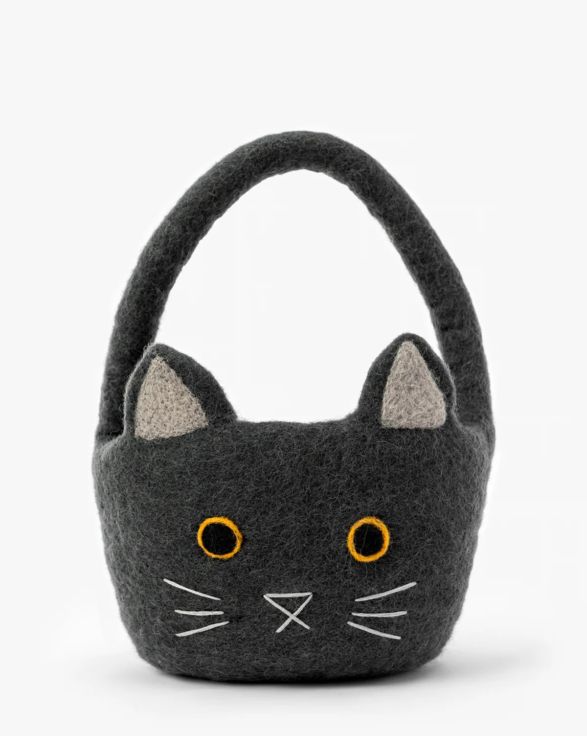 Cat Trick or Treat Felt Basket | McGee & Co. (US)