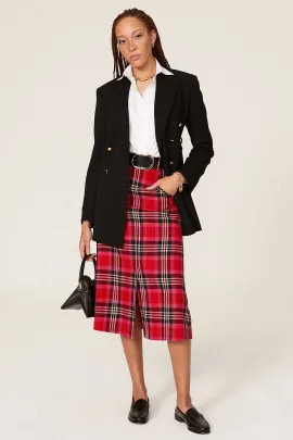 Foliage Plaid Skirt | Rent the Runway