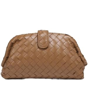 Molodo Woven Bags for Women Shoulder Bag PU Leather Handwoven Crossbody Bag Satchel Woven Purses | Amazon (US)