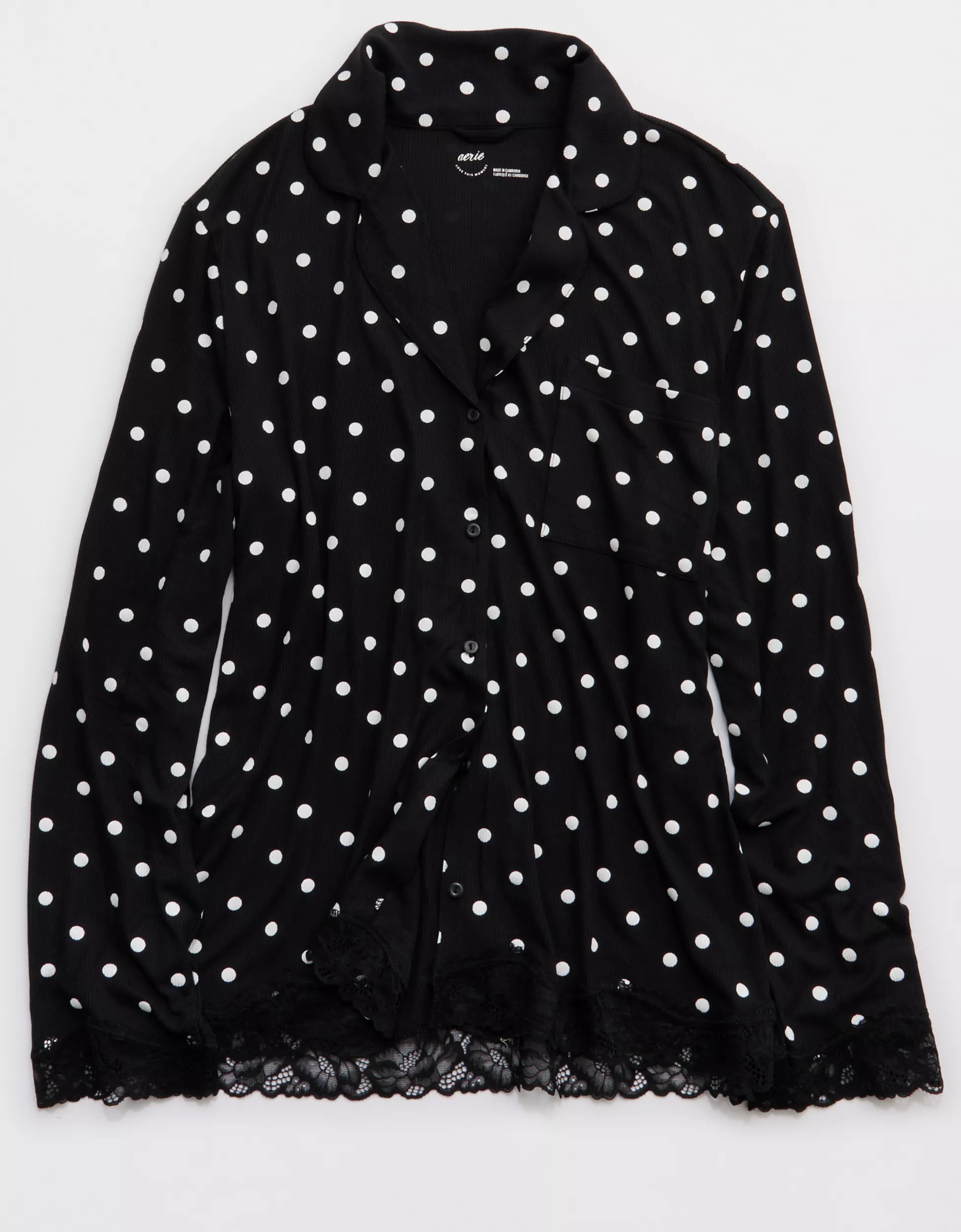 Aerie Real Soft Rib Long Sleeve T-Shirt | Aerie