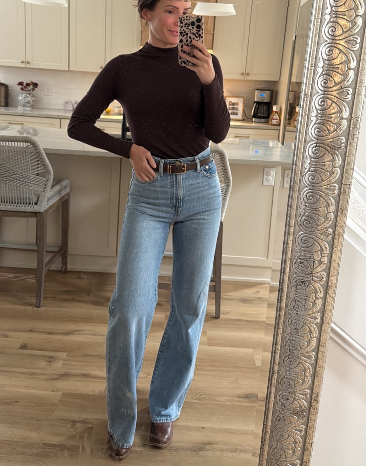 The best wide leg jeans that are so flattering. On 40% off sale! I’m in a size 27 with 34 inseam. I am 5’9” for reference. I’d size down one! 

#LTKCyberWeek