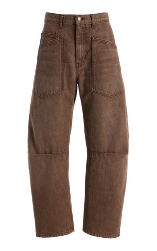 Shon Rigid Mid-Rise Barrel-Leg Jeans | Moda Operandi (Global)