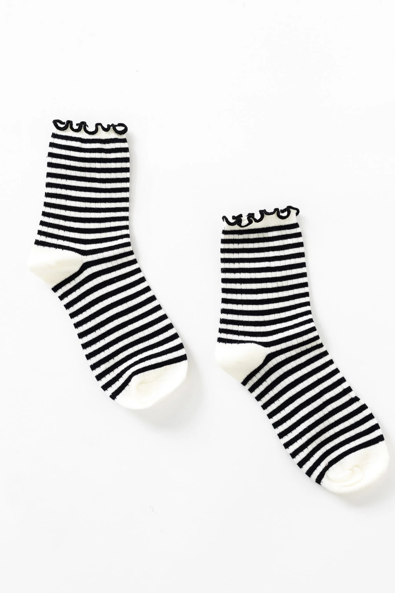 Cove Striped Lettuce Ruffle Socks | Called To Surf