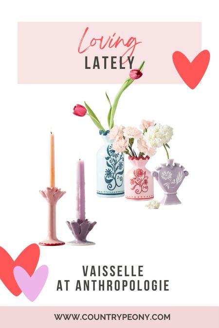 I am huge fan of Anthropologie and Vaiselle. So I am loving this collaboration, and I just bought these pieces for styling at the #countrypeonstudio 

#LTKSpringSale #LTKSeasonal #LTKhome