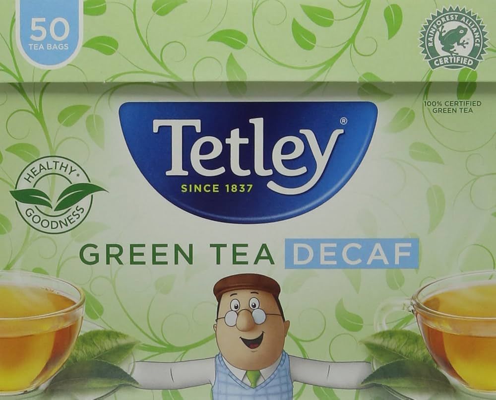 Tetley Decaf Pack of 300 Bags Total, green tea, 600 gram, (Pack of 6) | Amazon (UK)