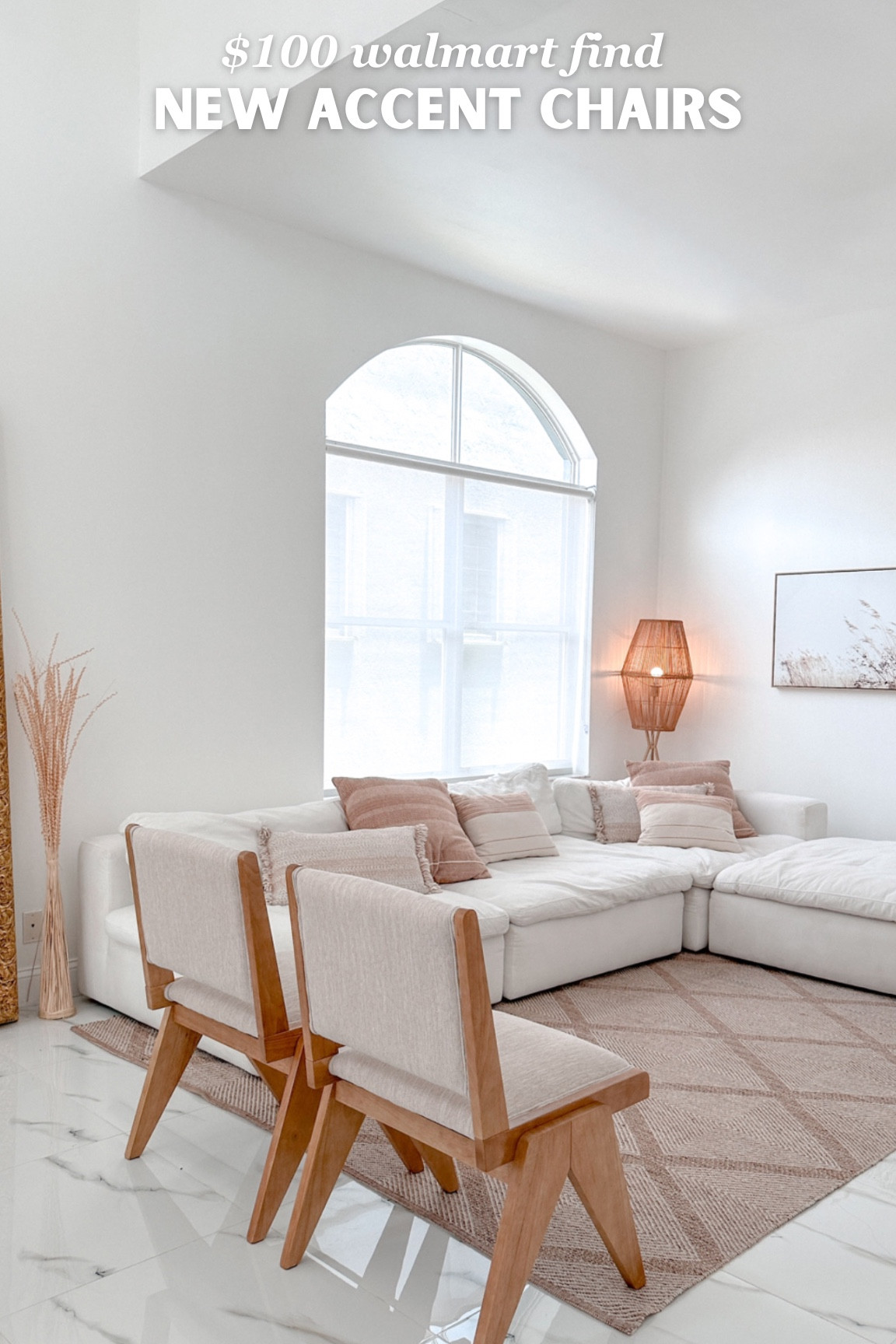 these solid wood dining chairs are so STUNNING! Under $140 each! #WalmartFinds #DiningChairs