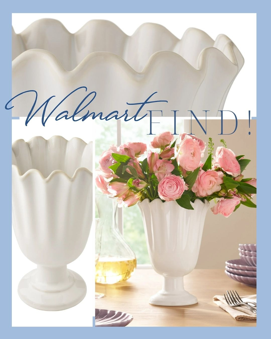 Top-rated Walmart home finds you’ll love 🤍 These timeless essentials are perfect for refreshing your home!

fall table decor, embroidered tablecloth, farmhouse table linens, walmart home decor, affordable home finds, classic home style, scalloped vase 

 #LTKHome