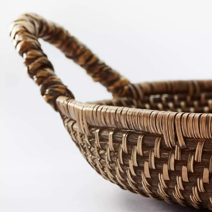 18" Rattan Woven Serving Tray with Handles - Threshold™ designed with Studio McGee | Target