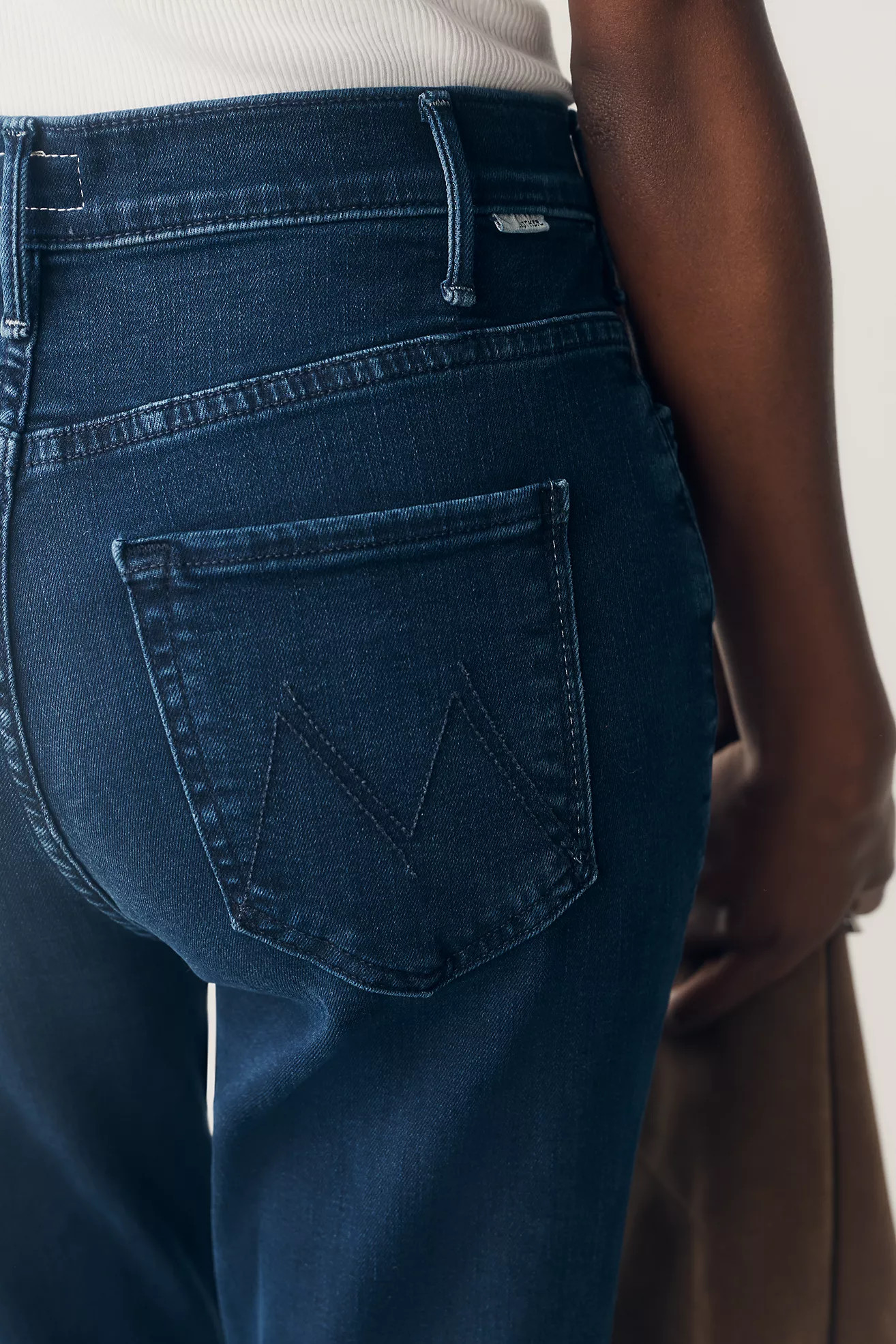 MOTHER Hustler High Rise Crop Flare Jeans | Anthropologie (US)