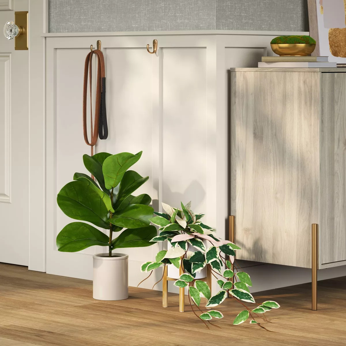 Trailing Plant in Wood Planter - Threshold™ | Target