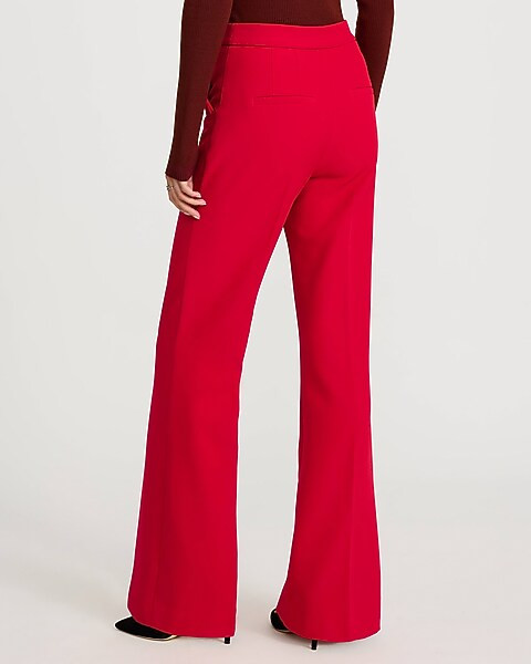 Editor Signature Stretch High Waisted Flare Trouser | Express
