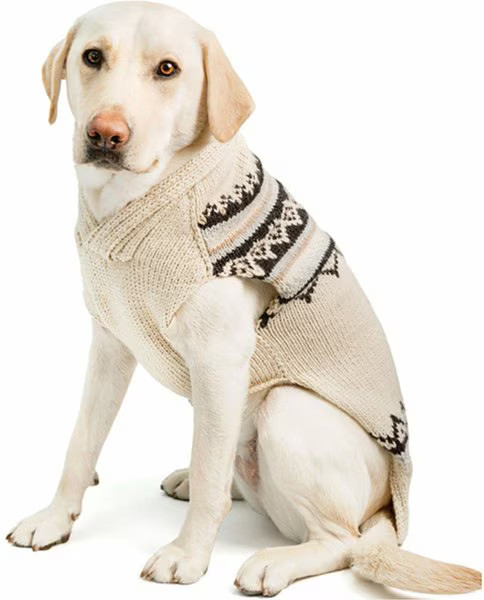 Chilly Dog Alpaca Smokey Wyatt Dog & Cat Sweater, Medium | Chewy