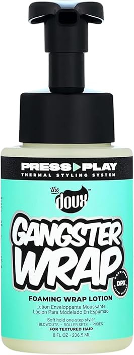 The Doux GANGSTER WRAP Foaming Wrap Lotion for Curly Hair – Heatless Curls & Anti-Frizz Styling... | Amazon (US)