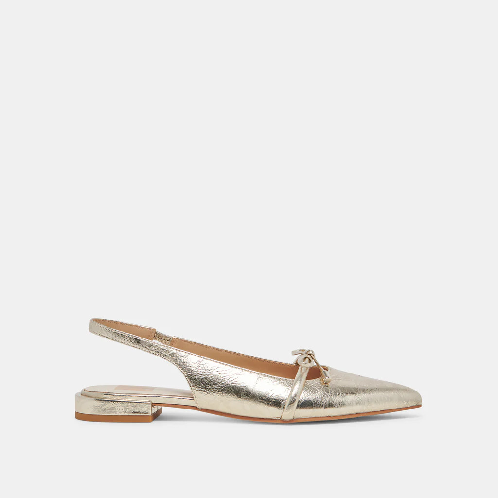 PAYGE FLATS PLATINUM DISTRESSED LEATHER | DolceVita.com