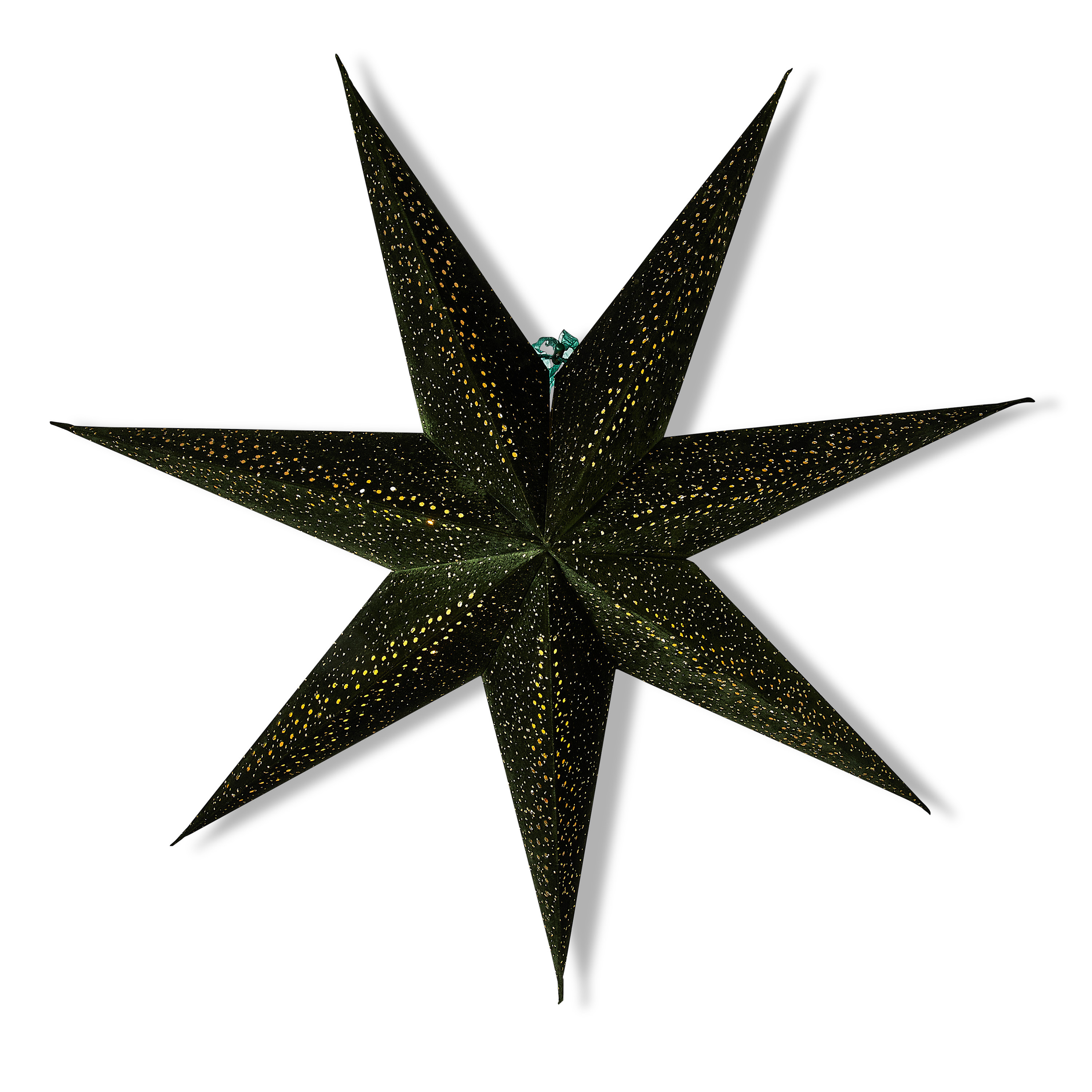 Green Flocked Decorated Star, 29 in, by Holiday Time | Walmart (US)
