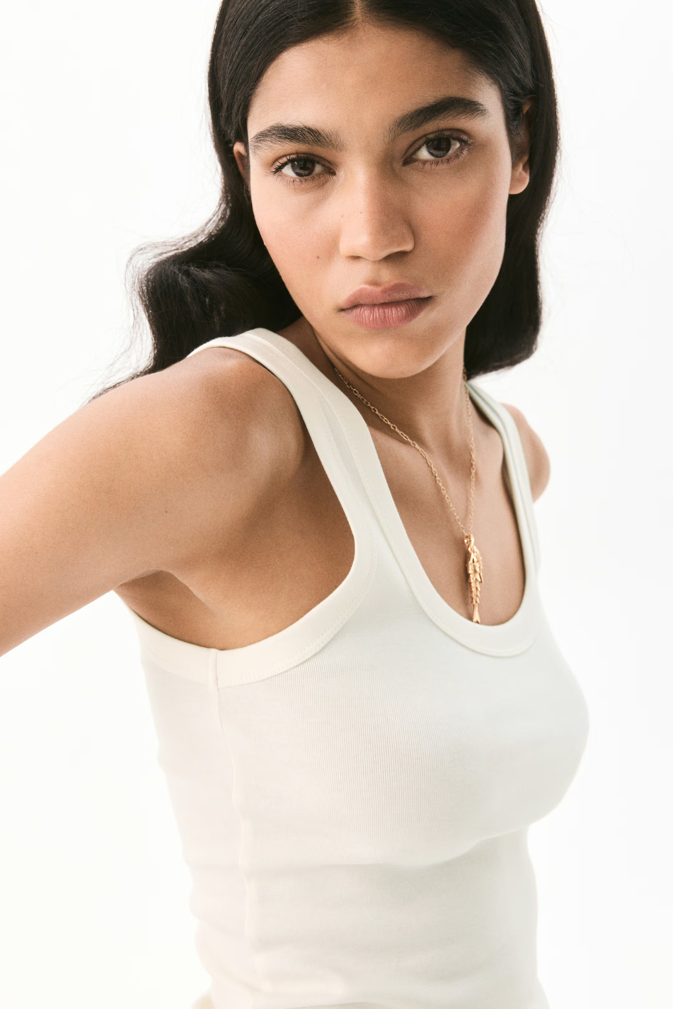 Fitted Tank Top | H&M (US + CA)