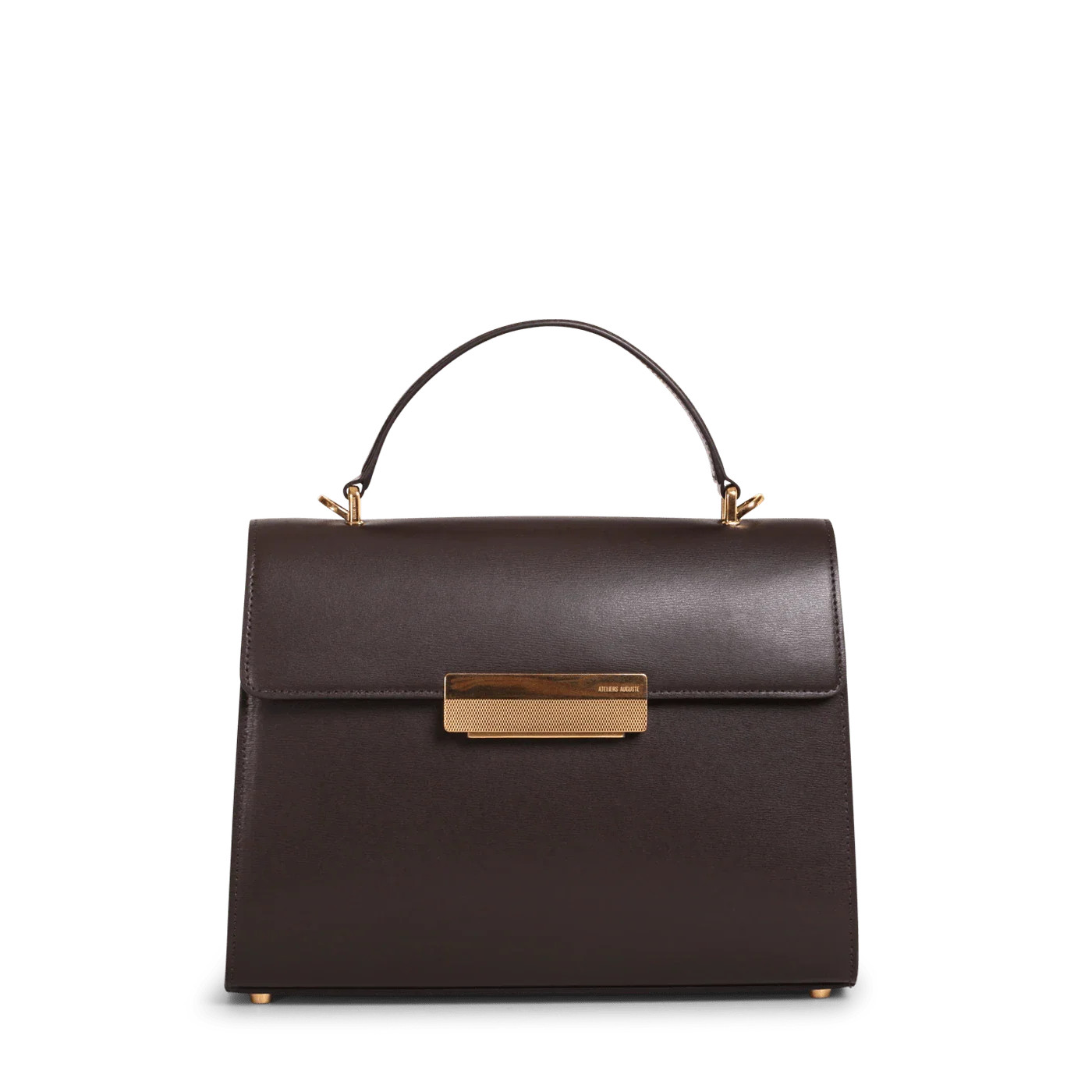 Capucine Gold Edition - Chocolate Box Leather | ATELIERS AUGUSTE