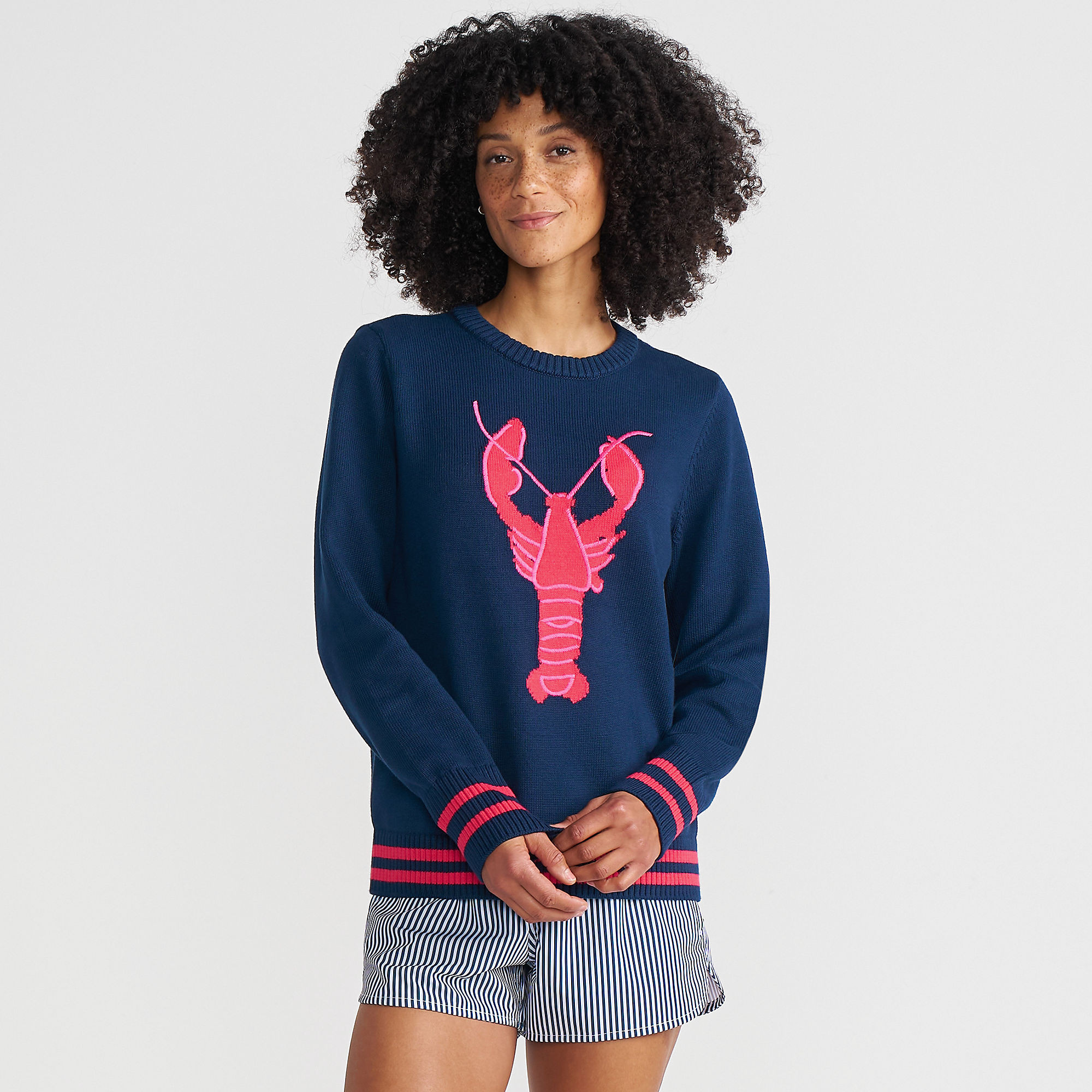 Women's Drifter Crew Neck Set In Sleeve Sweater | Lands' End (US)