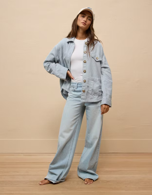 AE Corduroy Shacket | American Eagle Outfitters (US & CA)