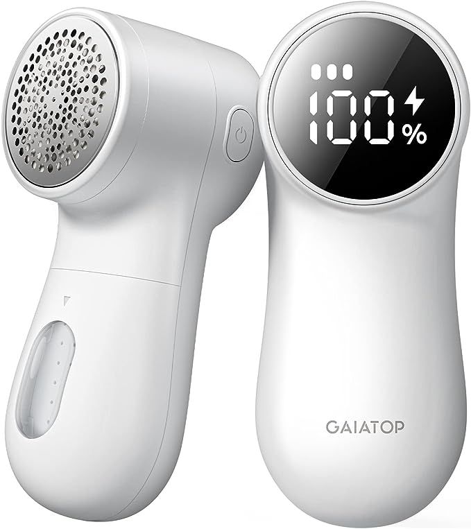 GAIATOP Fabric Shaver, Rechargeable Lint Remover Sweater Defuzzer, Intelligent Digital Display Li... | Amazon (US)