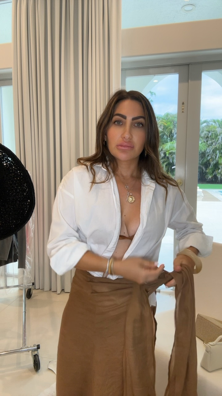 Summer cover up with a zara button down. Perfect for summer drinks at the cafe, pool side and vacation 

Top is FITTED POPLIN SHIRT zara 



#LTKU #LTKSummerEdit #LTKSeasonal