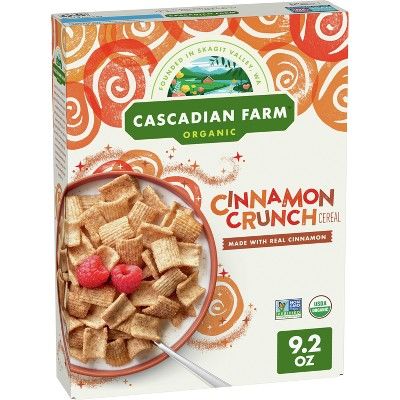 Cascadian Farm Organic Cinnamon Crunch Breakfast Cereal - 9.2oz | Target