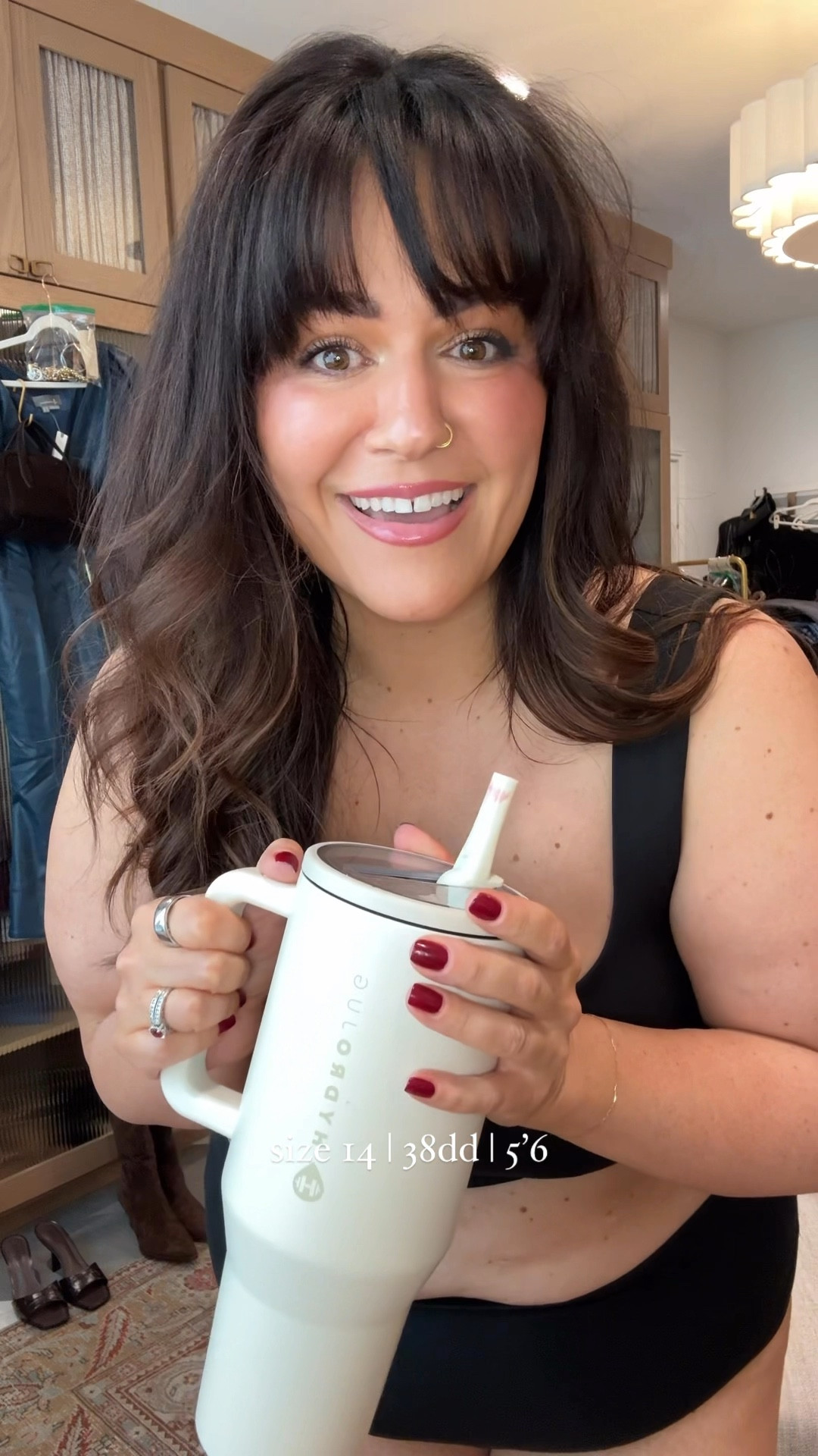 Ltk conference outfits! Can you help me pick one? 

Blue faux leather dress size 14 
Cow print long sleeve slip dress xl (US size 14) 
Brown distressed biker jacket xl (US size 14) 
Brown suede Belt xl 
Leopard blazer- runs oversized I sized down to a US size 12 
Leopard wide leg pants wearing a size US 14 
Tank xl 
All sandals I sized up a 1/2 size 


#LTKVideo #LTKCon #LTKMidsize