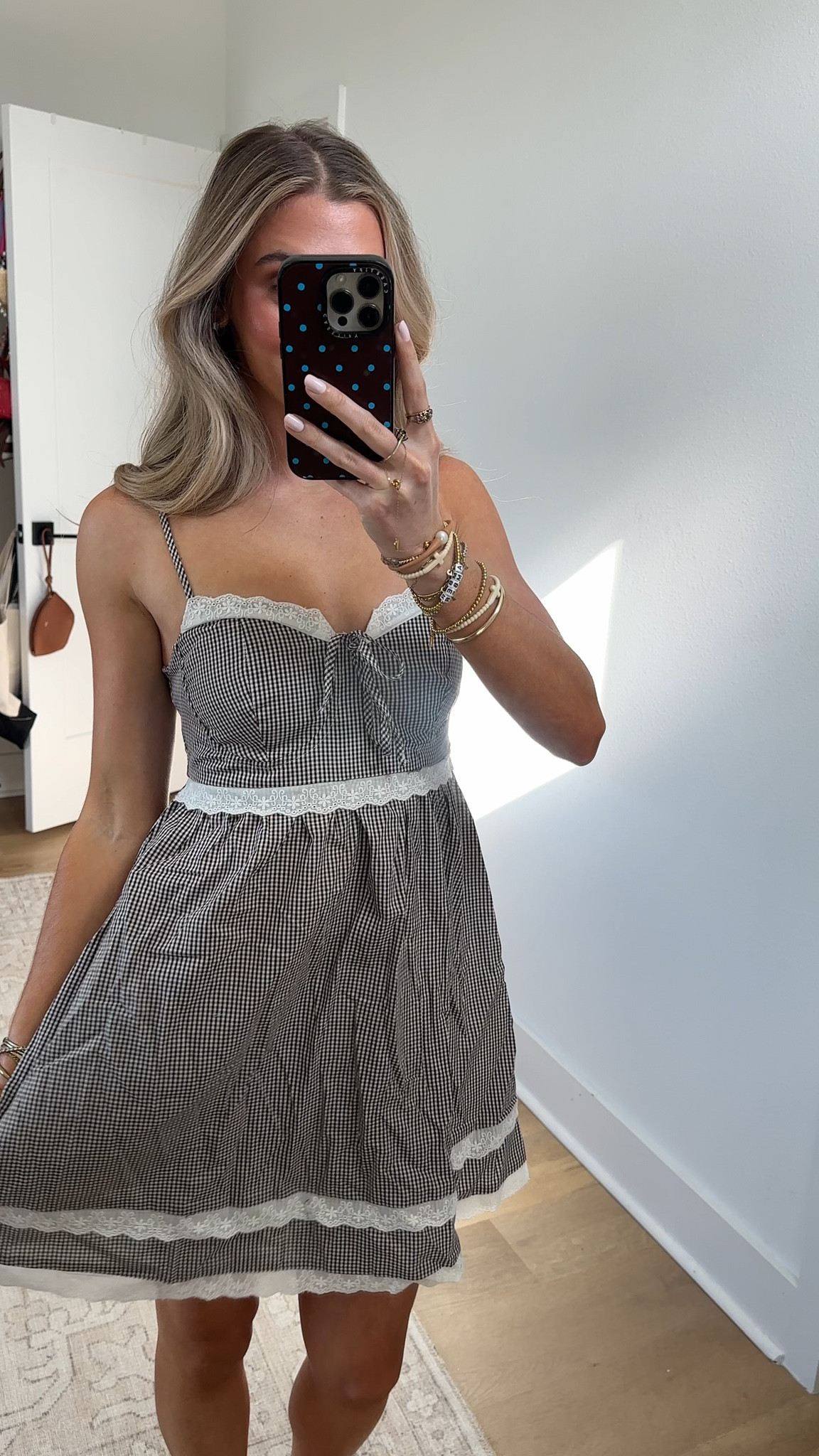 Amazon size small Wenrine Womens Summer Mini Dress Spaghetti Strap Sweetheart Y2K Plaid Lace Trim Tiered Beach Sundress Dresses

#LTKootd #LTKSaleAlert #LTKSeasonal