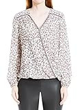 Max Studio Women's Crepe Shirtale Wrap Blouse | Amazon (US)