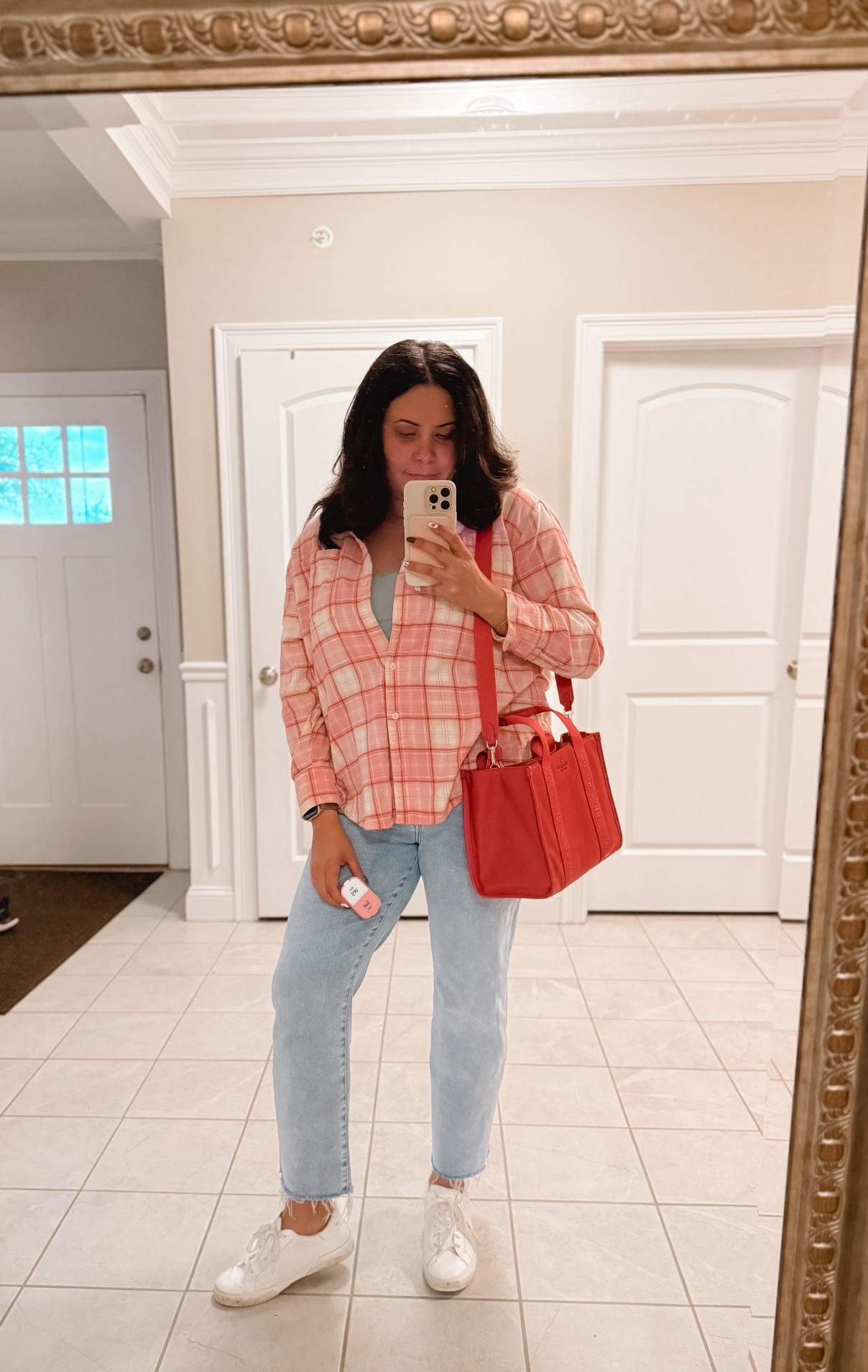 The mall window shopping, out to a casual dinner and don’t forget your vitamins outfit of the day 😊

#LTKMidsize #LTKOver40 #LTKItBag