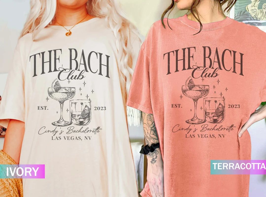 Custom Location Bachelorette Shirts, Retro Cocktail Bachelorette Theme, Bridal Party Gifts, Gift ... | Etsy (US)